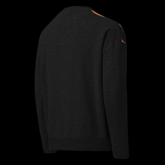 Afrocentric Black Woman Art Relaxed Fit Crewneck Knit Sweater - Picture 3 of 5